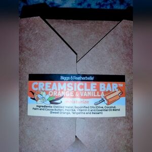 Biggs & Featherbelle Creamsicle Soap bars (multiple bars new in packaging)
